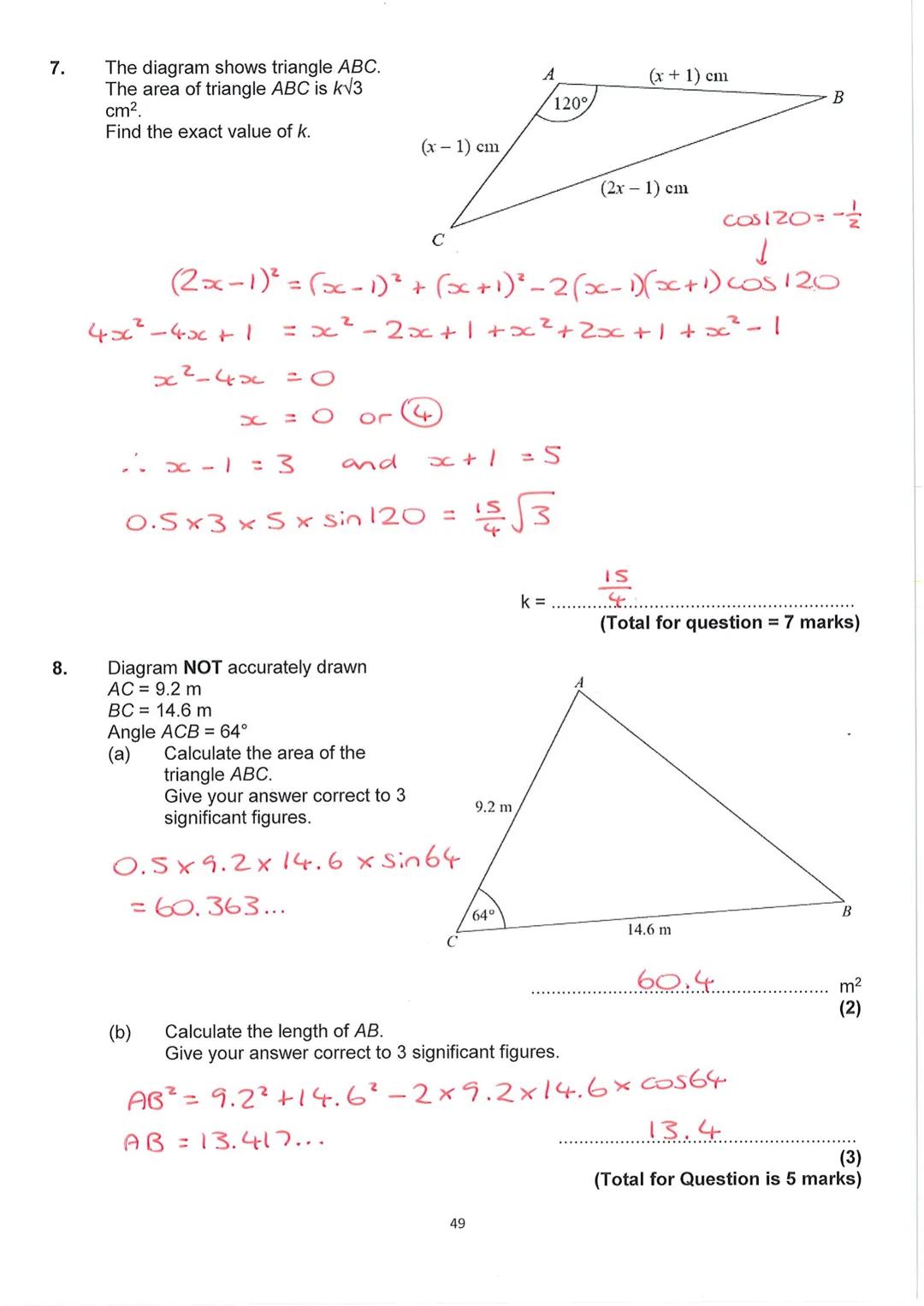 GCSE MATHEMATICS
Aiming for Grade 9
REVISION BOOKLET
Exam Dates:
Pizzi
ΜΑΤΗ S
Name:
Worked solutions
1 Contents
Number:
Surds
Algebraic proo