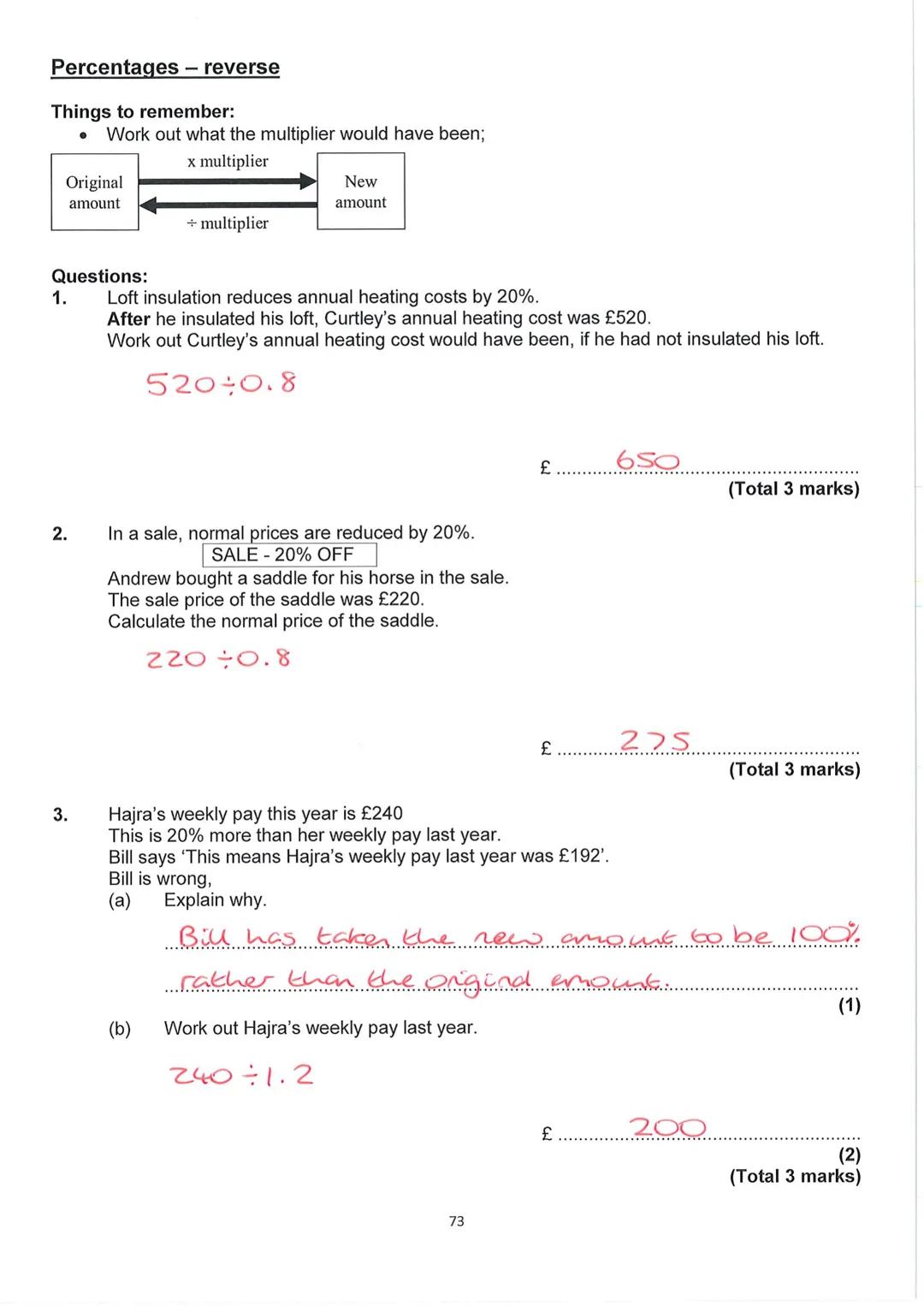 GCSE MATHEMATICS
Aiming for Grade 9
REVISION BOOKLET
Exam Dates:
Pizzi
ΜΑΤΗ S
Name:
Worked solutions
1 Contents
Number:
Surds
Algebraic proo