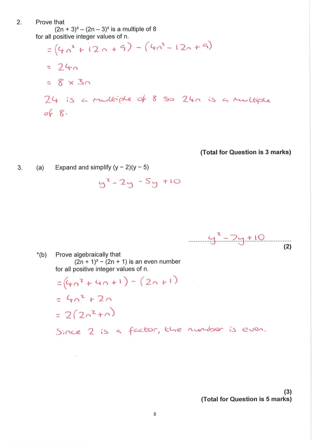 GCSE MATHEMATICS
Aiming for Grade 9
REVISION BOOKLET
Exam Dates:
Pizzi
ΜΑΤΗ S
Name:
Worked solutions
1 Contents
Number:
Surds
Algebraic proo