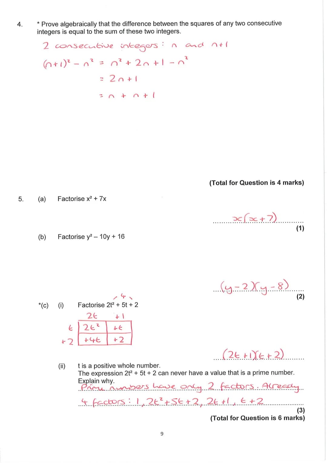 GCSE MATHEMATICS
Aiming for Grade 9
REVISION BOOKLET
Exam Dates:
Pizzi
ΜΑΤΗ S
Name:
Worked solutions
1 Contents
Number:
Surds
Algebraic proo