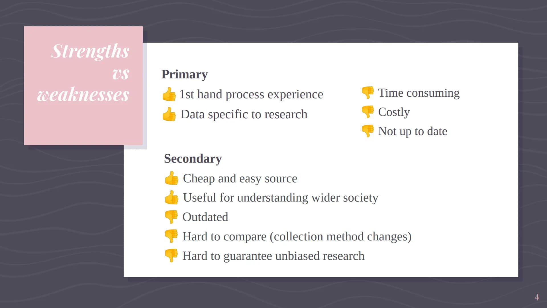 Key
Terms
Ethics - considerations sociologists must make before conducting research
(ensure safety)
Interview - qualitative method of data c
