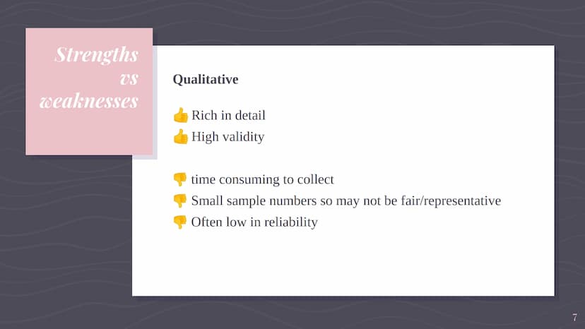 Key
Terms
Ethics - considerations sociologists must make before conducting research
(ensure safety)
Interview - qualitative method of data c