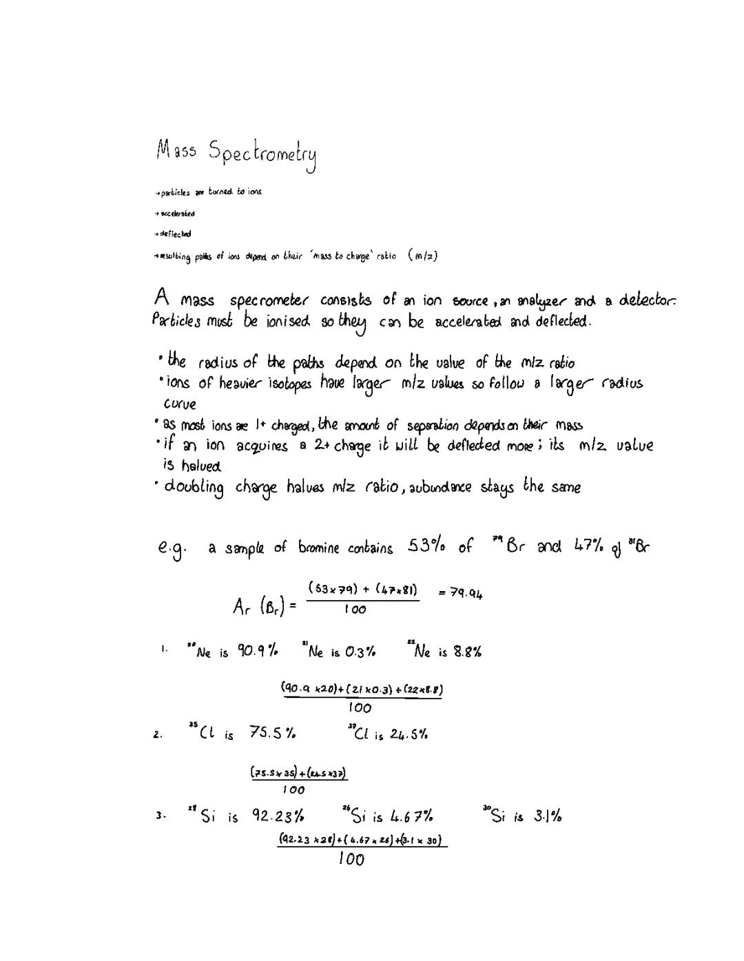 Mass Spectrometry 