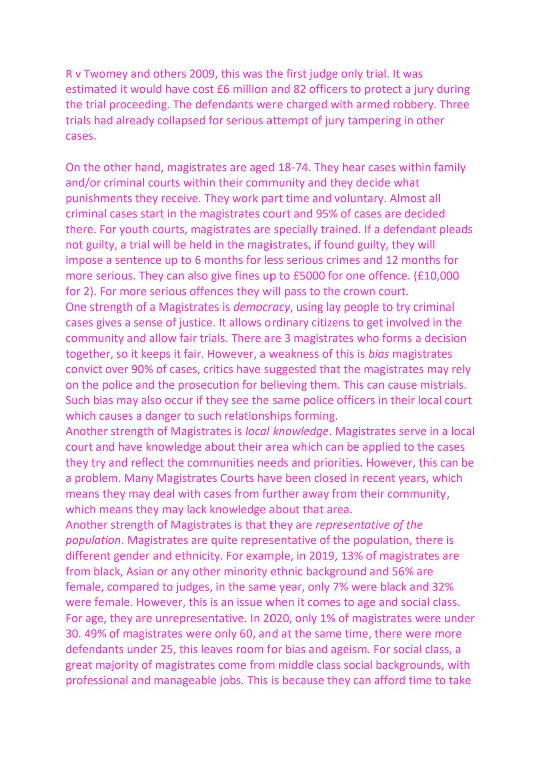 Discuss the use of laypeople in criminal cases

A lay person is an ordinary member of the public who does not have any
qualification or spec