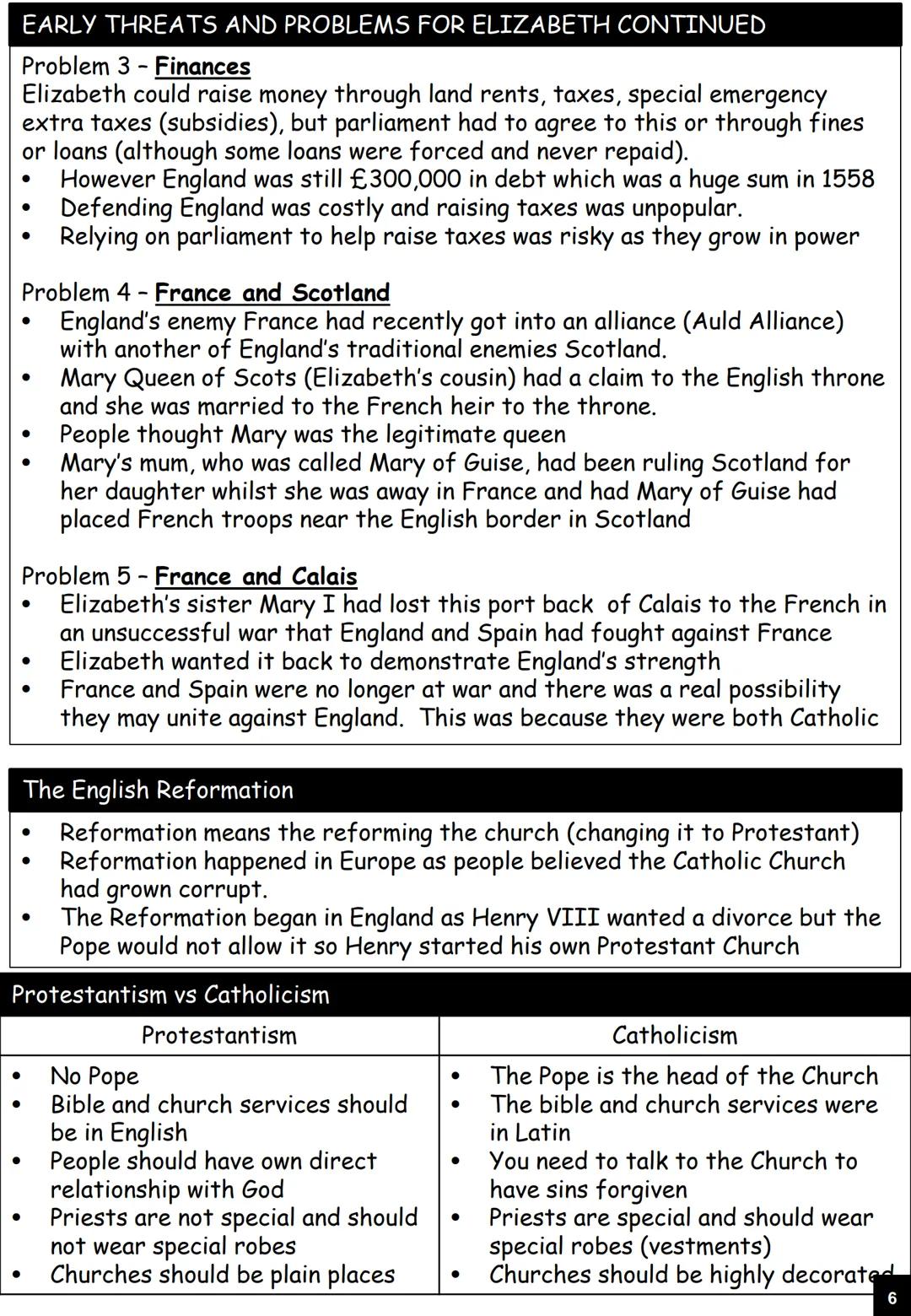 # GCSE History

Elizabethan Age, 1558-1603

Revision guide

Name: ## Key People

Queen Elizabeth I
King Philip II
Pope Pius V
Mary, Queen of