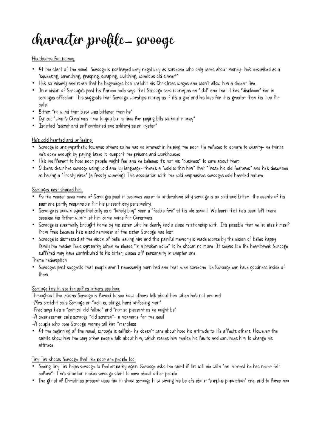 a christmas carol (ACC) character profile- scrooge