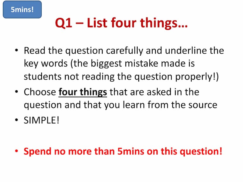 
<p>In order to excel in English Language Paper 1, it is crucial to have a thorough understanding of the skills required for each question. 