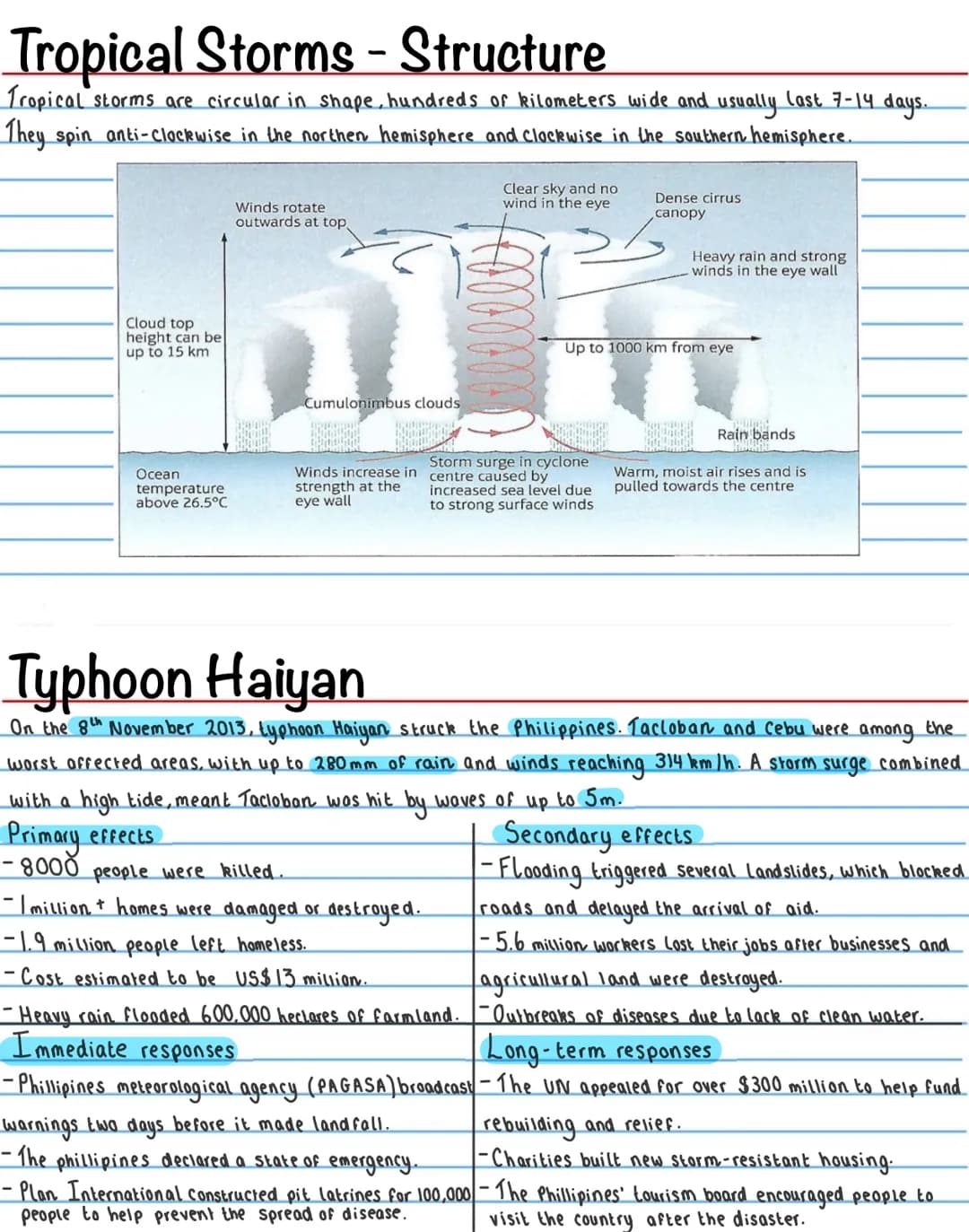 Natural Hazards
Natural hazard - A natural event which has the potential to cause harm, disruption,
or destroy property and possessions.
Nat