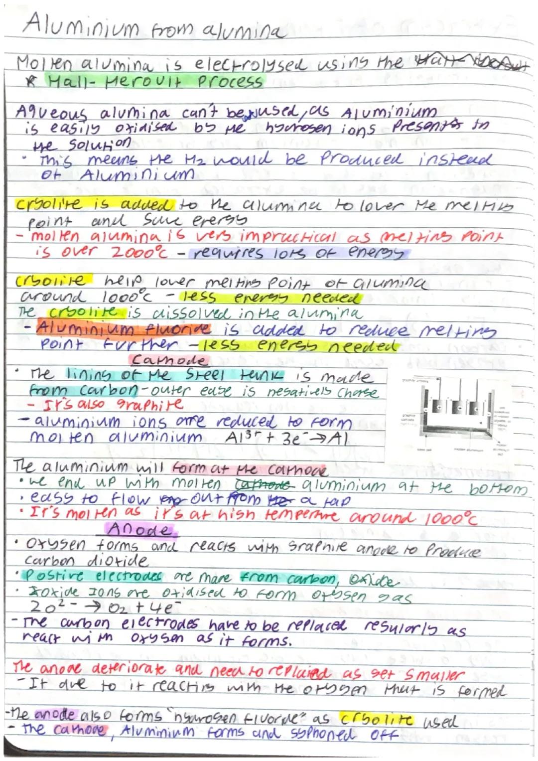 # Electrolysis
It's break down (decomposition) of compound
into simpler Substeinces.

Molten-liquid Stare
cation-Postive ion
Anion-negative 