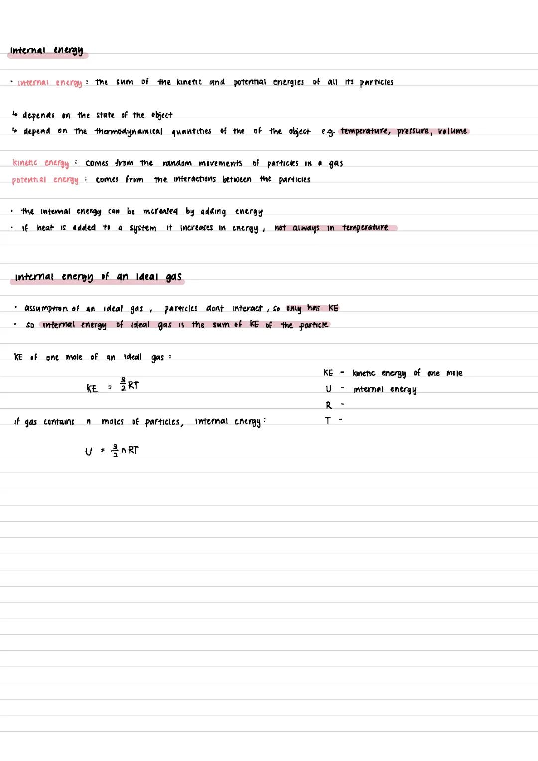 ALEVEL PHYSICS Thermal Physics
