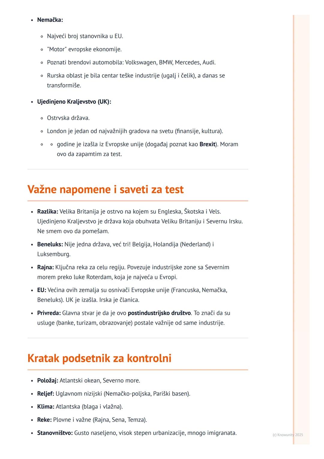 # Zapadna Evropa

Uvod u Zapadnu Evropu

Zapadna Evropa je najrazvijenija regija Evrope. Obuhvata države koje izlaze na
Atlantski okean i Se