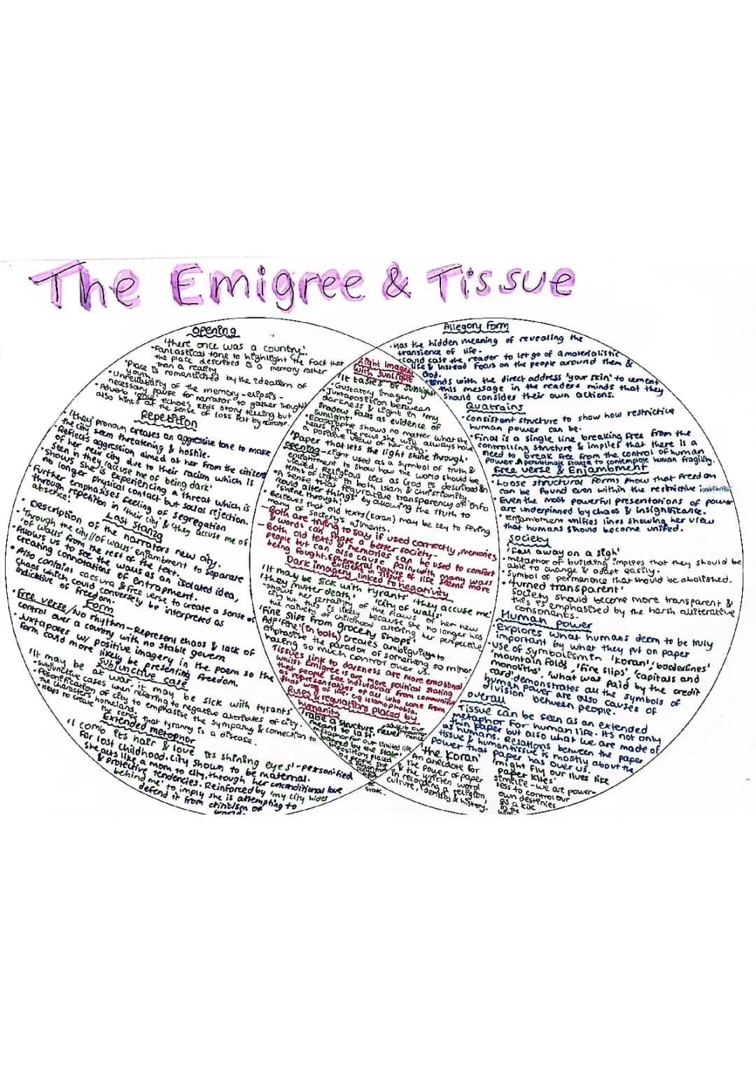 GCSE Grade 9 Power & Conflict Poetry Analysis PDF and Answers