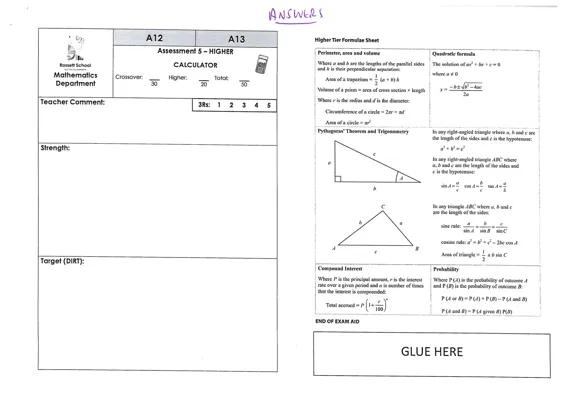 Know Simultaneous equations eot test thumbnail