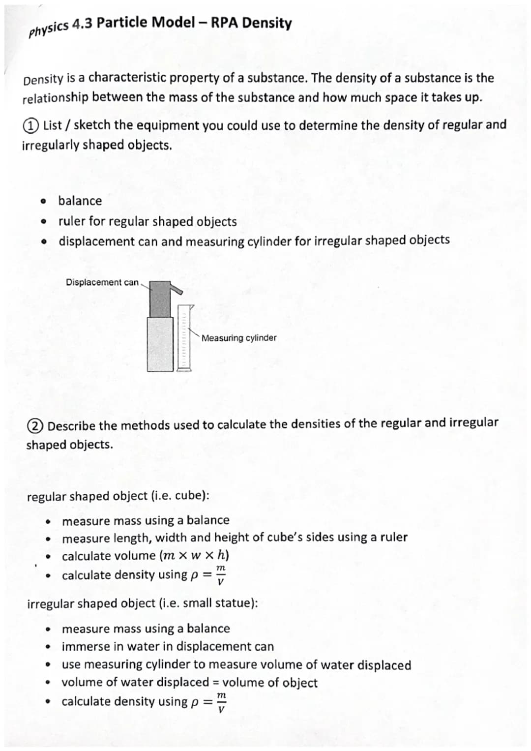 AQA GCSE
Required Practical Activities
Recall tests
Paper 1
Biology 4.1 Cell Biology - RPA Microscopy
Biology 4.1 Cell Biology - RPA Microbi