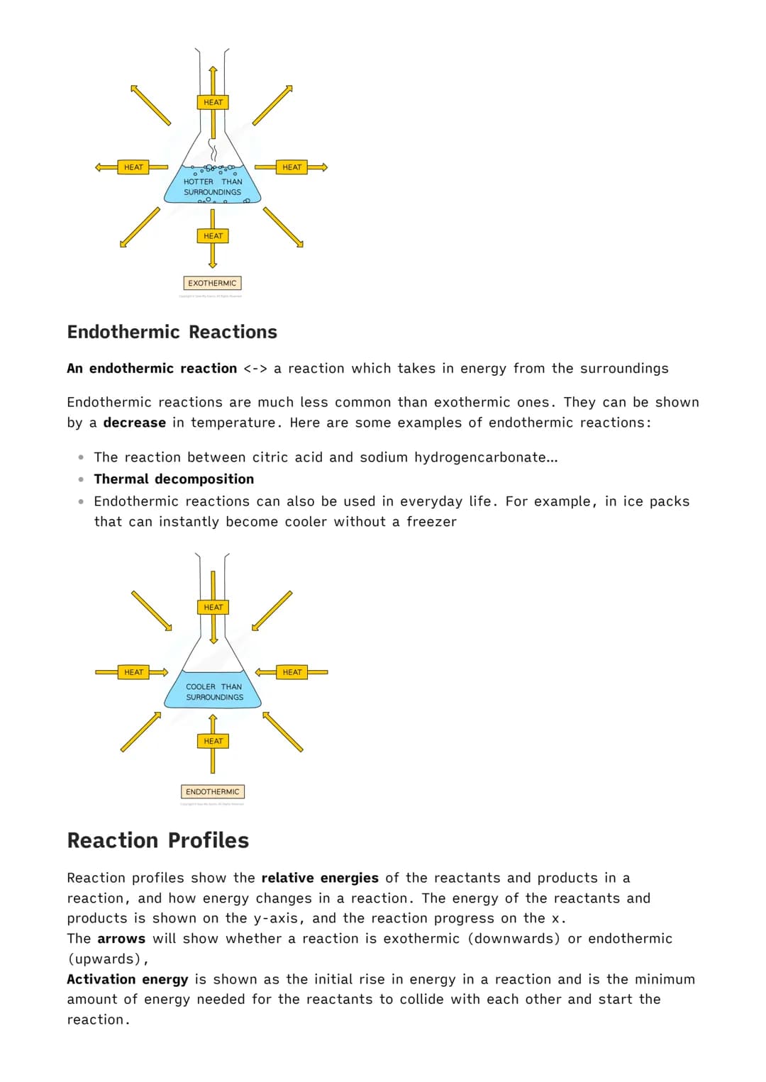 1.5.1 Exothermic and Endothermic Reactions
✓ Chemistry MOC
Energy Transfer During Exothermic and Endothermic
Reactions
Whenever there are ch