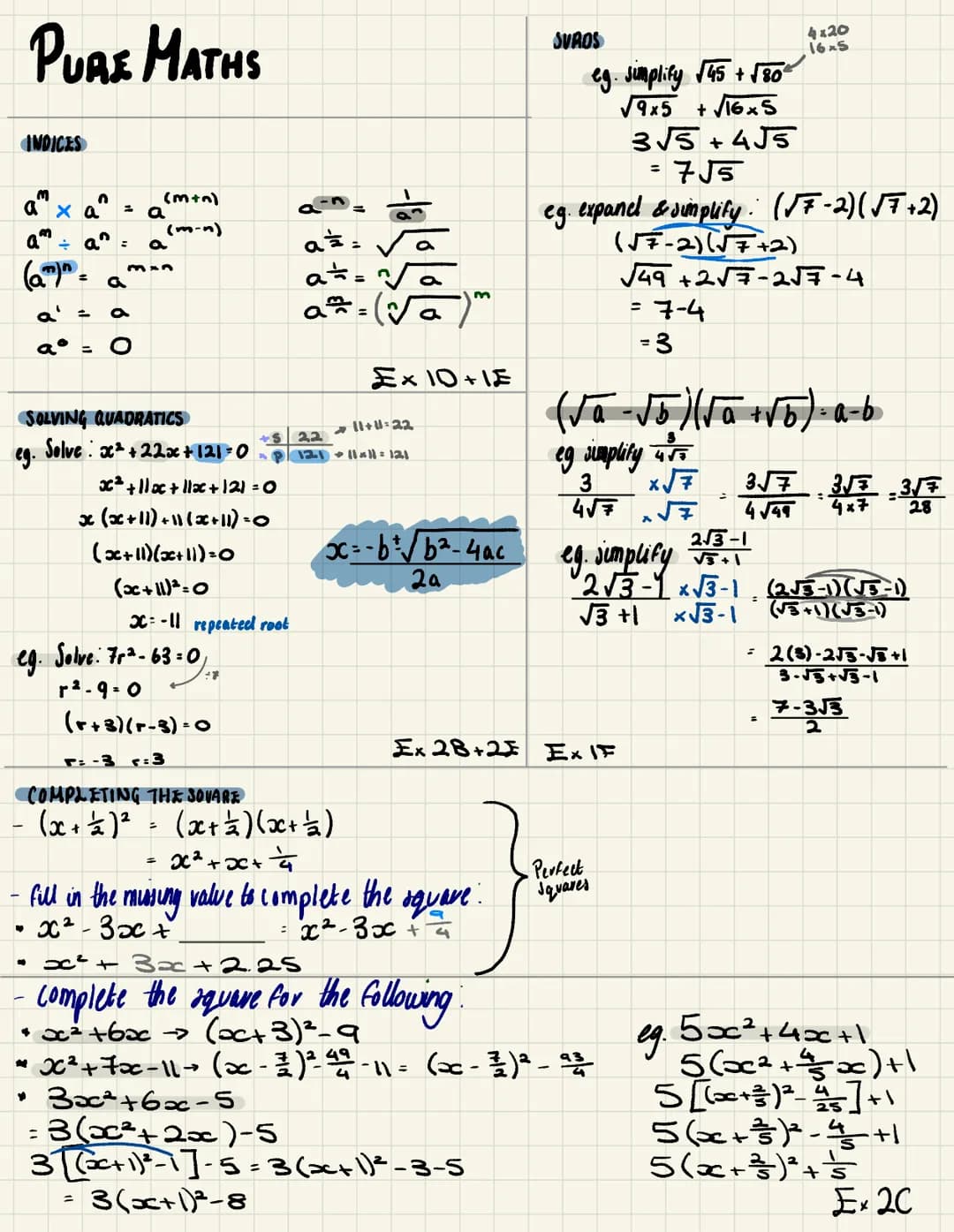 CURVE SKETCHING CONT.
Welch the curve 7-6x-x²
y =
x²+6x-7:0
(x+7)(x-1)=0
x=-7 x=1
(-7,0) (1,0)
-x² - 6x +7=0
- [(x+3) ²-9-7-0
-(x+3)² +16=0
