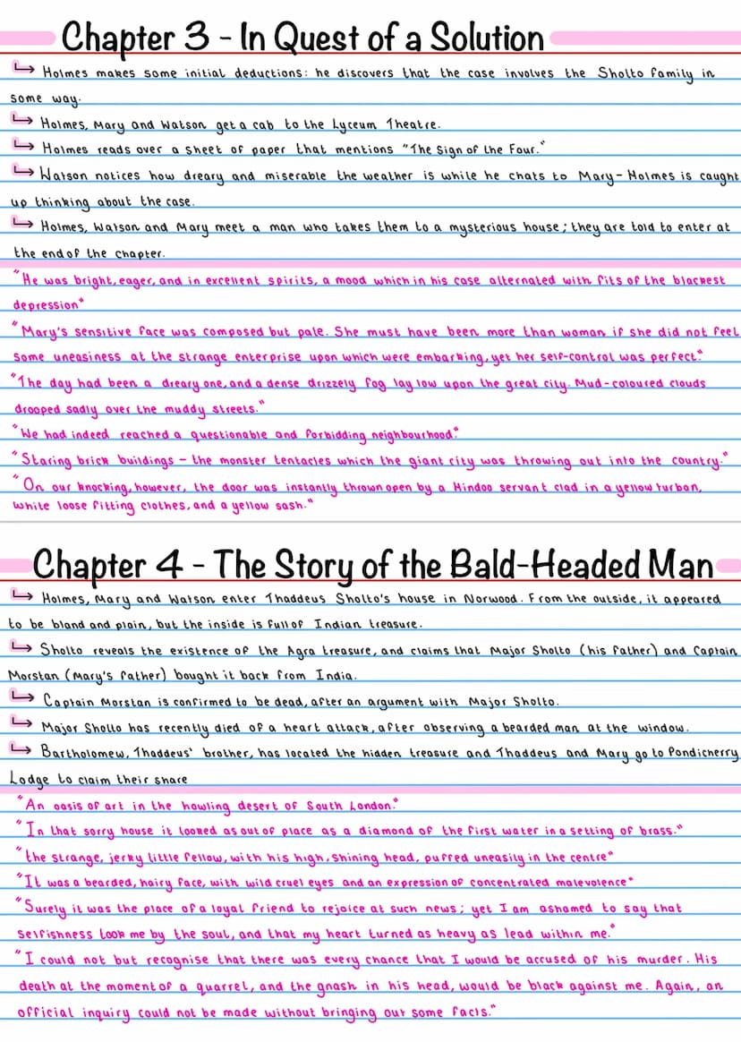 Chapter 1- The Science of Deduction
Sherlock injects himself with a 7% cocaine solution.
Watson believes that Holmes is beginning to throw h