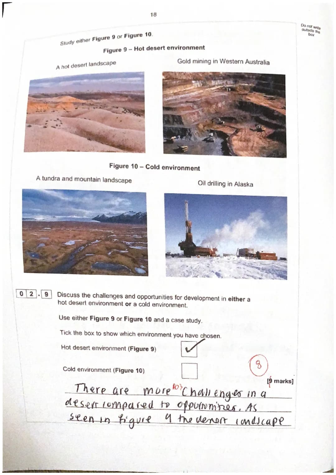 01-7
01 8
8
Outline one way that planning can reduce the impact of tropical storms.
the number
evacuation plans can reduce
of deaths. This i