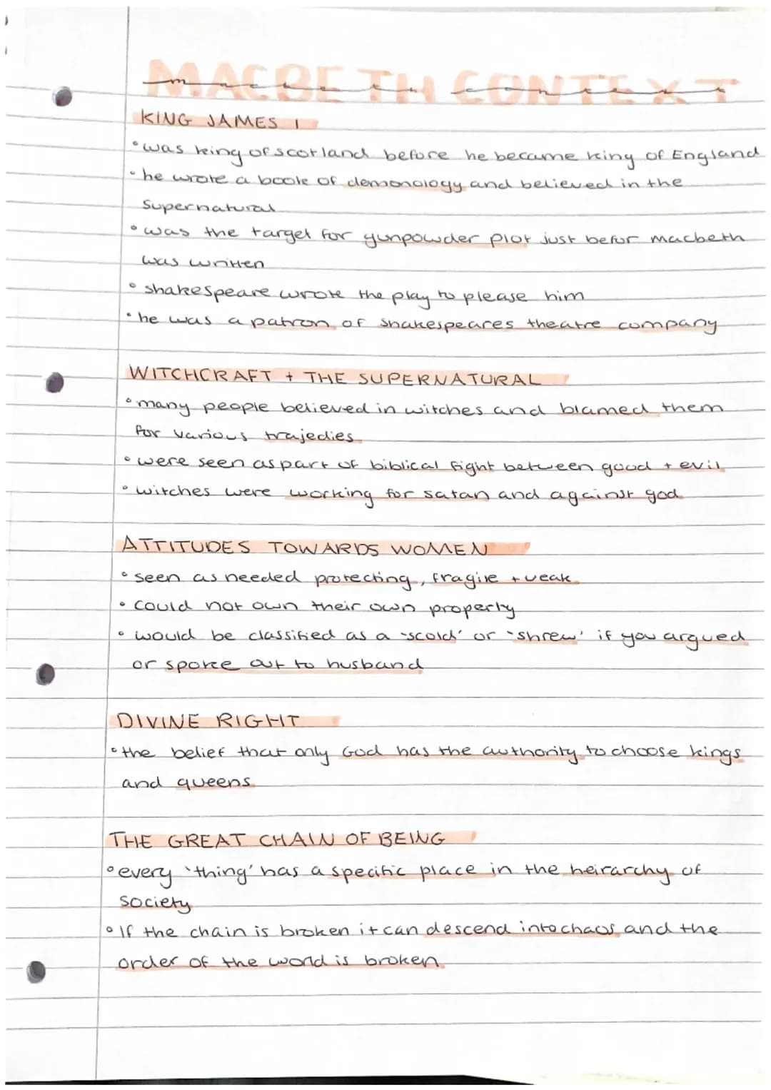 macbeth context 
