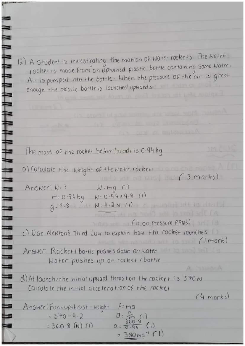 Newton's Ist Law of Motion
When the forces on an object are balanced, the object will remain,
at rest or travel at a constant velocity (spee