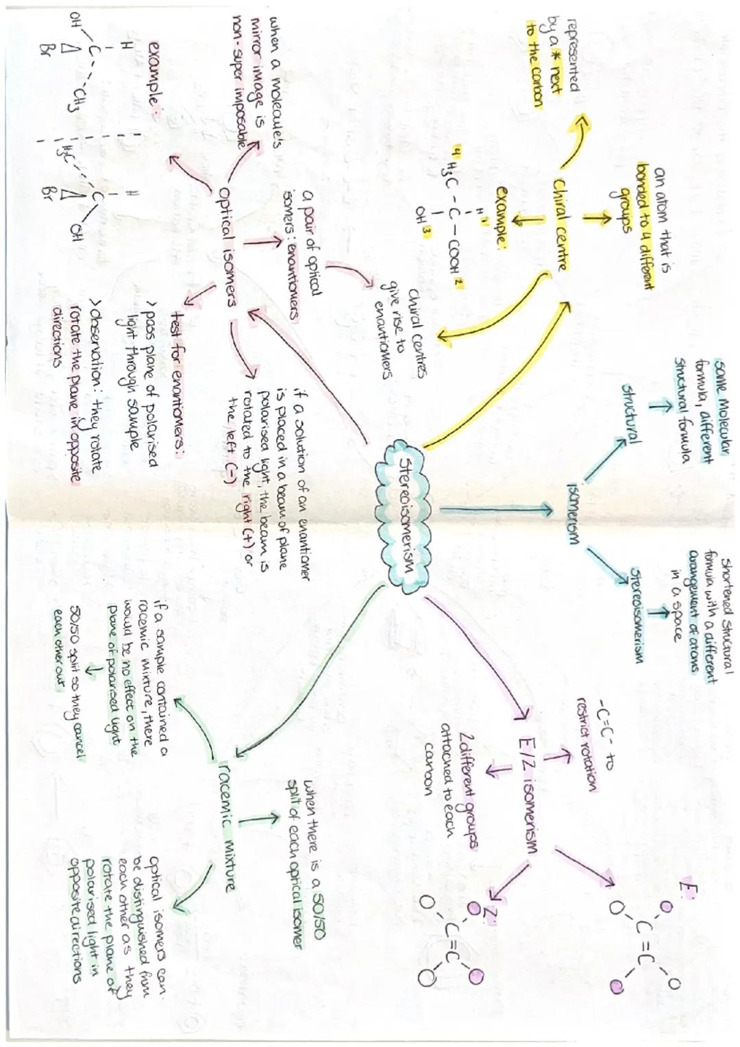 represented
by a * next
to the carbon
an atom that is
bonded to 4 different
groups
Chiral centre
4
H3C
example:
'
-C-COOH 2
OH 3
some Molecu