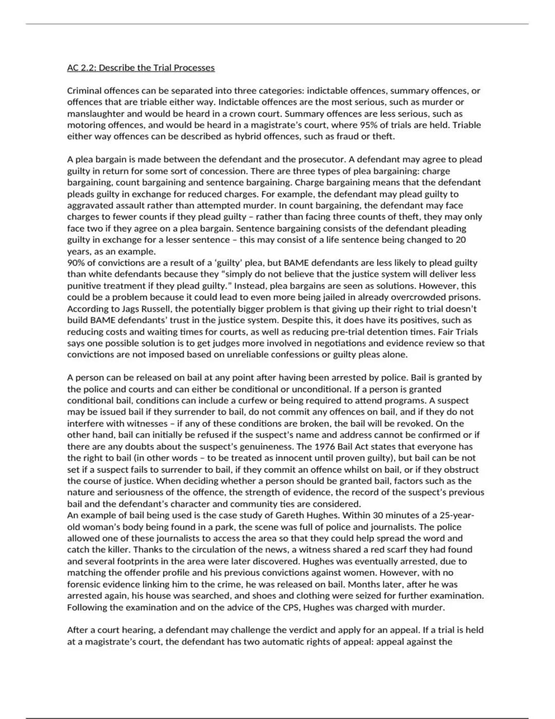 AC 1.1: Explain the Effectiveness of the Roles of Personnel Involved in Criminal Investigations
Several personnel are involved in criminal i