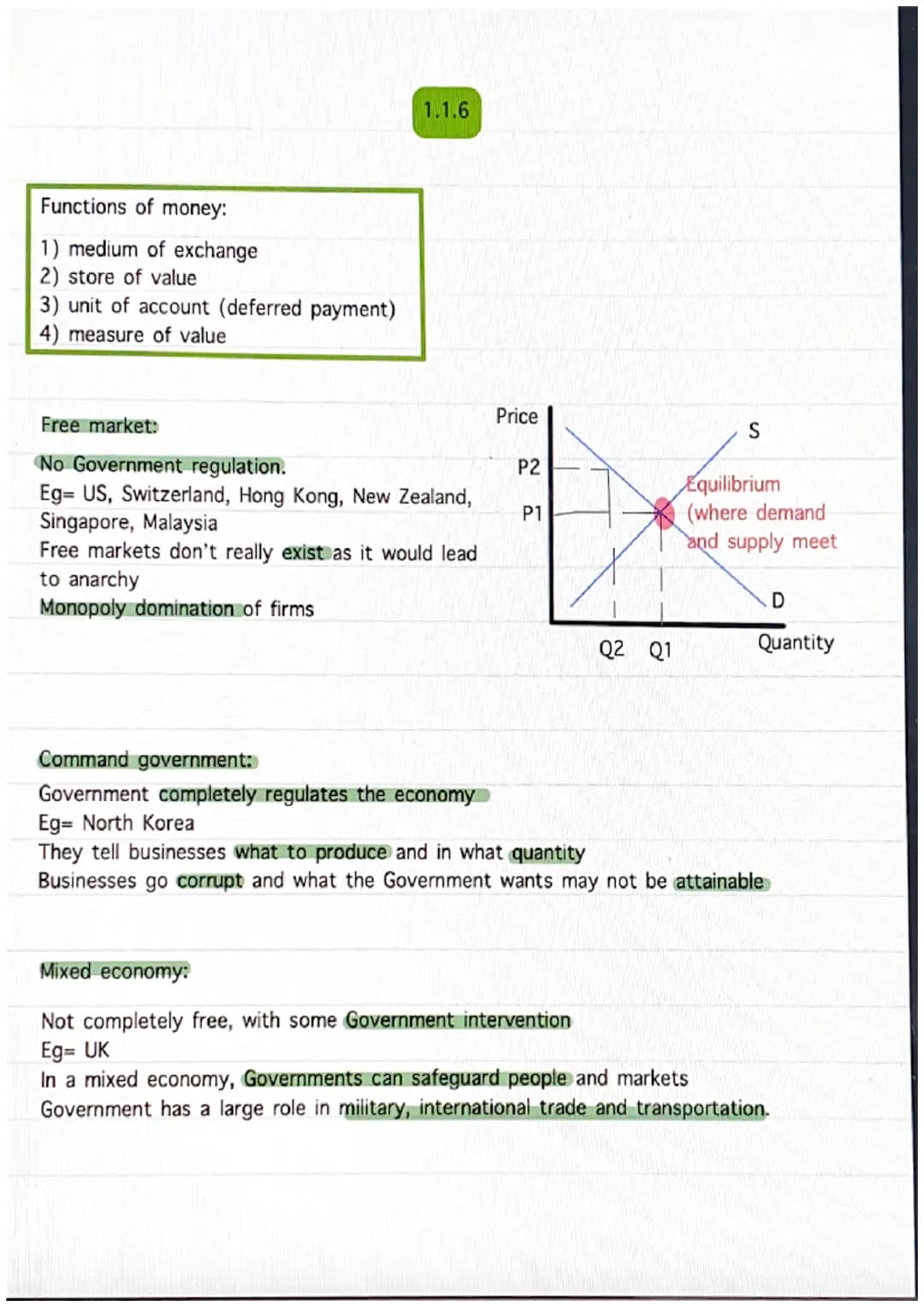 1.1.1
Economics is classified as a social science which instigates human behaviour.
Social sciences is the study of society and the way peop