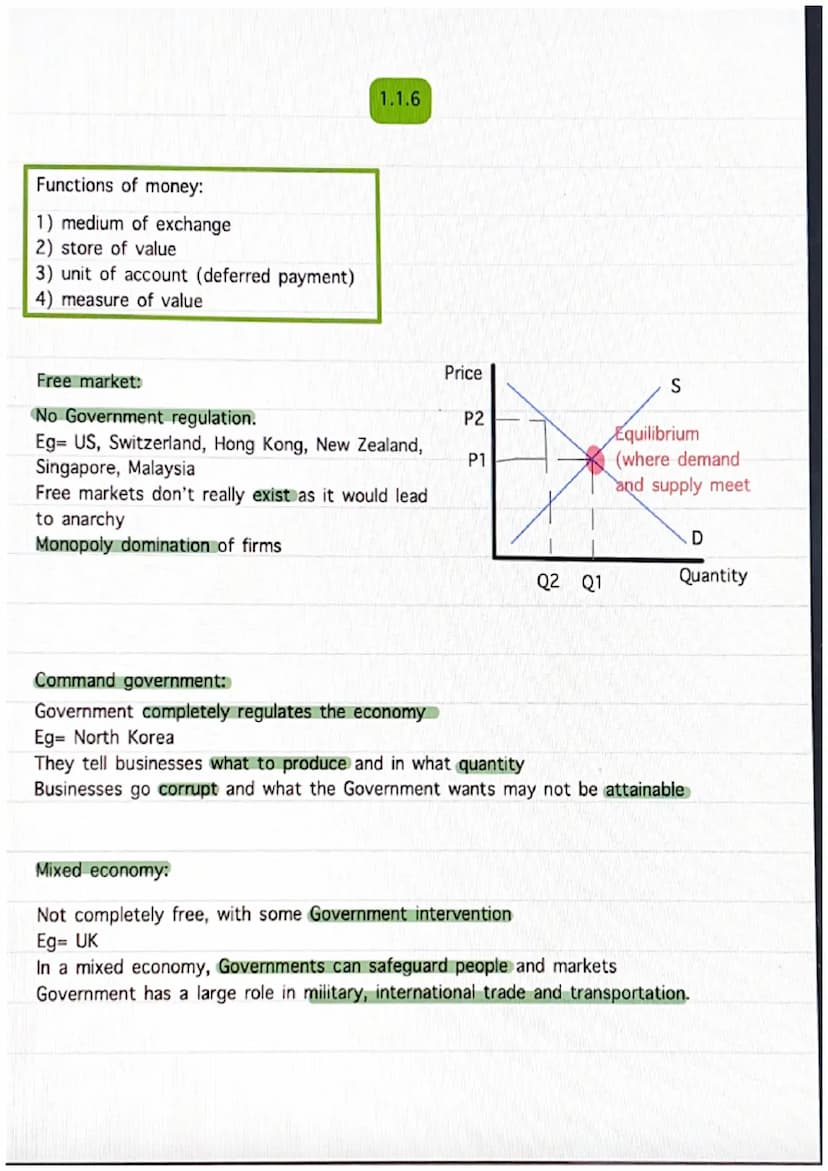 1.1.1
Economics is classified as a social science which instigates human behaviour.
Social sciences is the study of society and the way peop