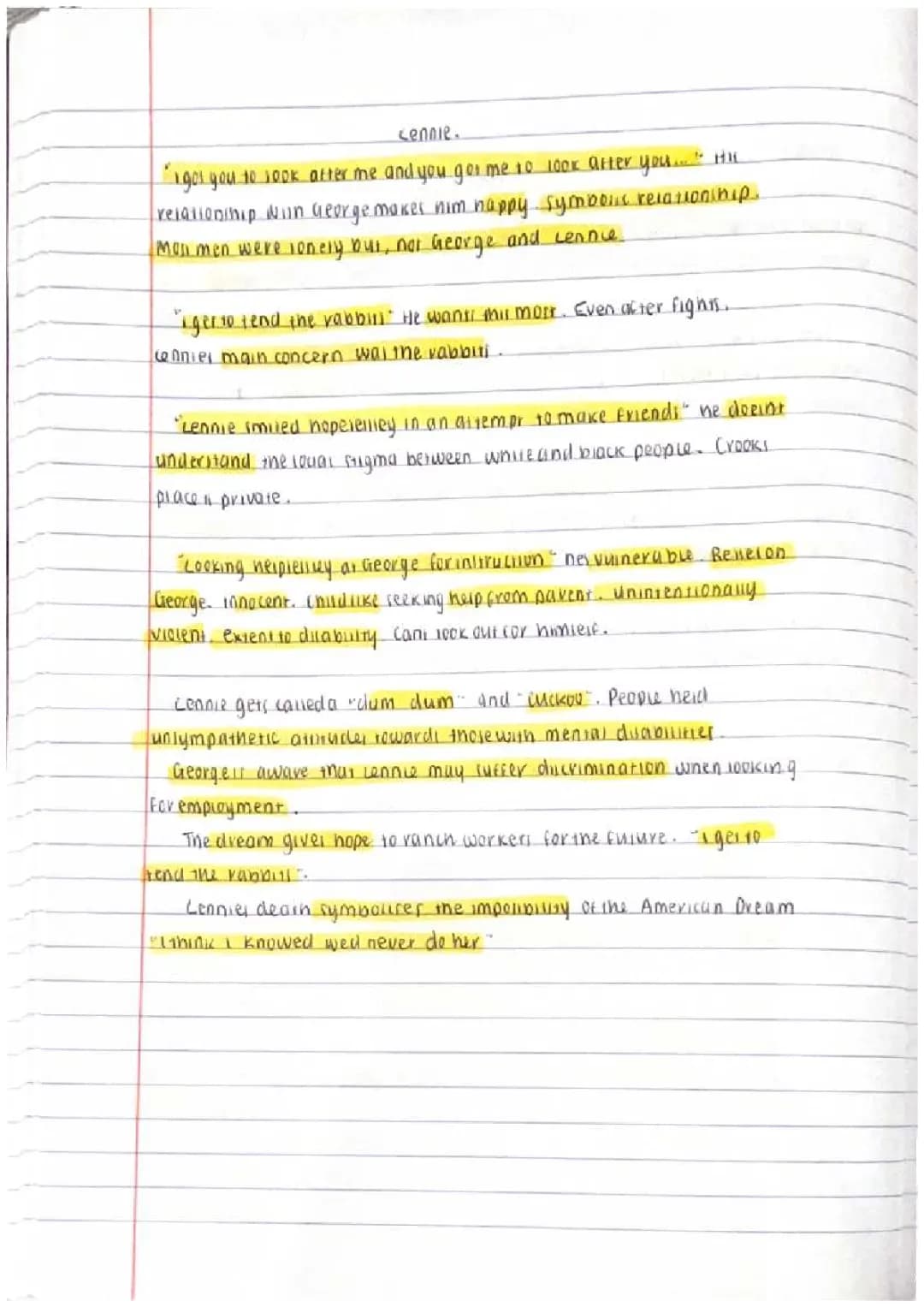 George and Lennie in Of Mice and Men: Relationship, Quotes, and Dream