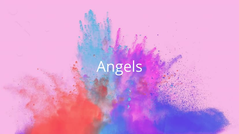 Angels What is an Angel?
+In many religions, an angel is a good spirit. The word angel
comes from the Greek word angelos which means
"messen