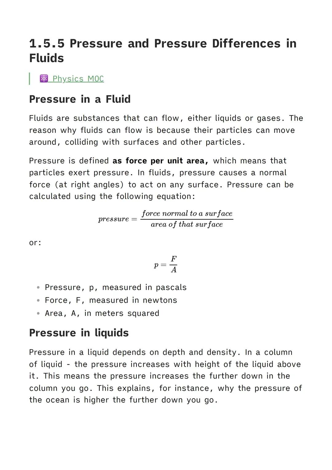 How Liquids, Air, and Density Change Pressure