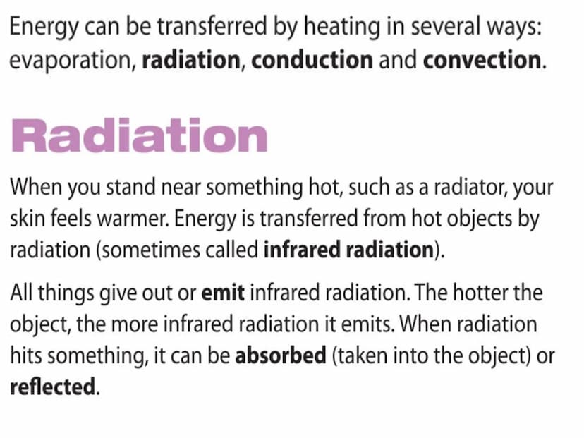 24/01/2021
2
c/w
8Kb Transferring Energy
LOS: To be able to: Describe how energy is transferred in
conduction, convection and radiation.
Exp