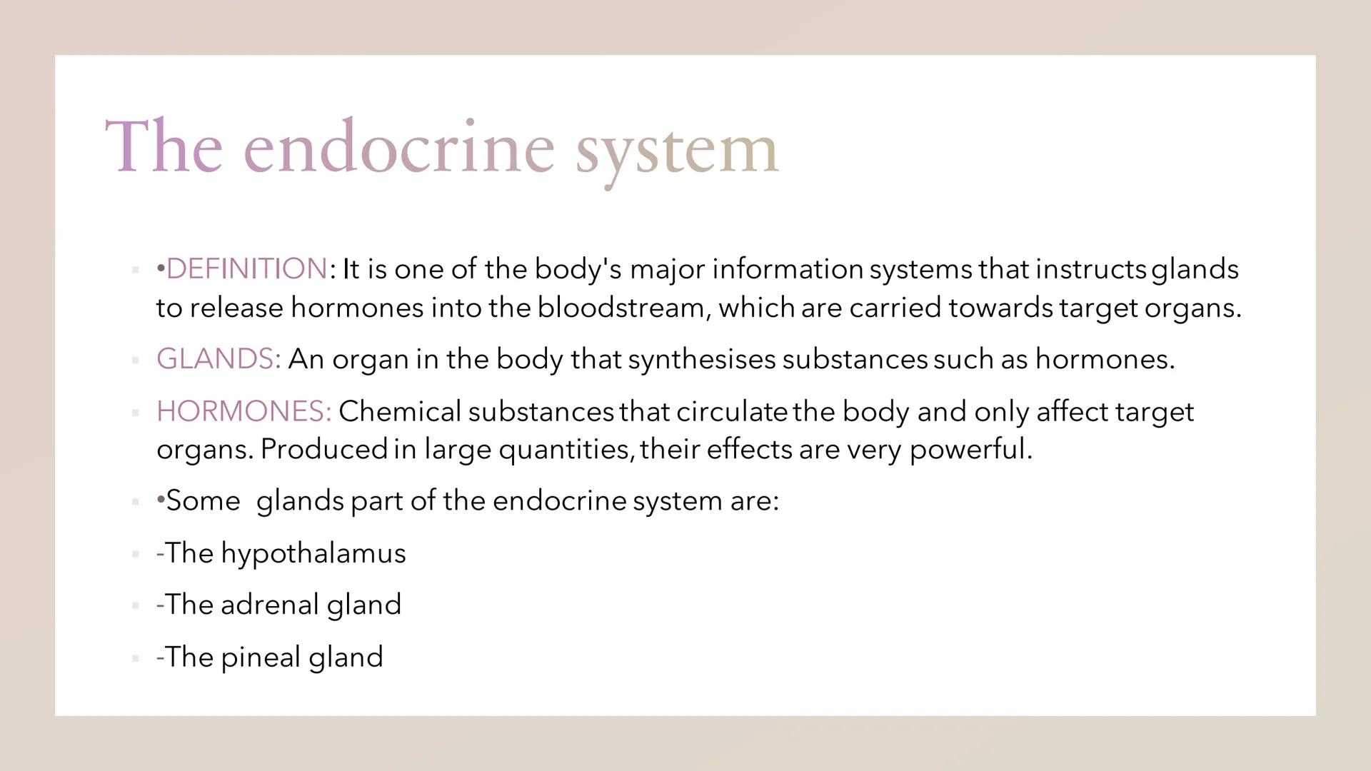Biopsychology: divisions of
the nervous system The specification says:
The divisions of the nervous system: central and peripheral (somatic 