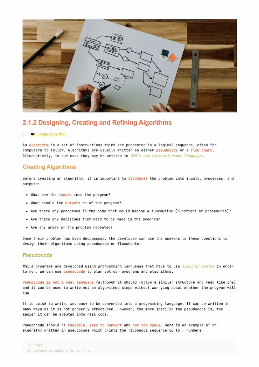 Computing Paper 2
Reuben Cowell འ་འ་་ག་་་་་་།།རྒྱུད་འ}
2.1.1 Computational Thinking
Computing MOC
Principles of Computational Thinking
Compu