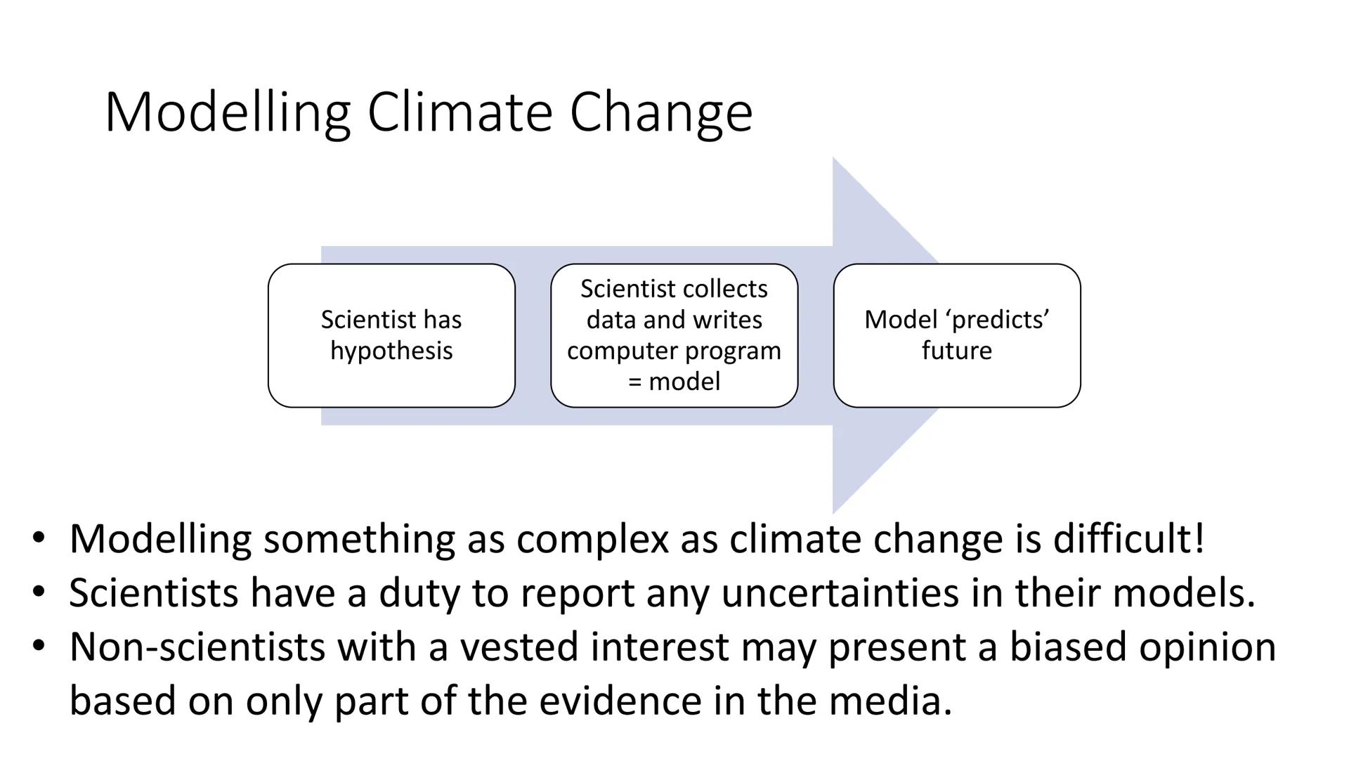 Greenhouse gases
Greenhouse gases in the
atmosphere maintain
temperatures on Earth
high enough to support
life.
Water vapour (H₂O),
carbon d