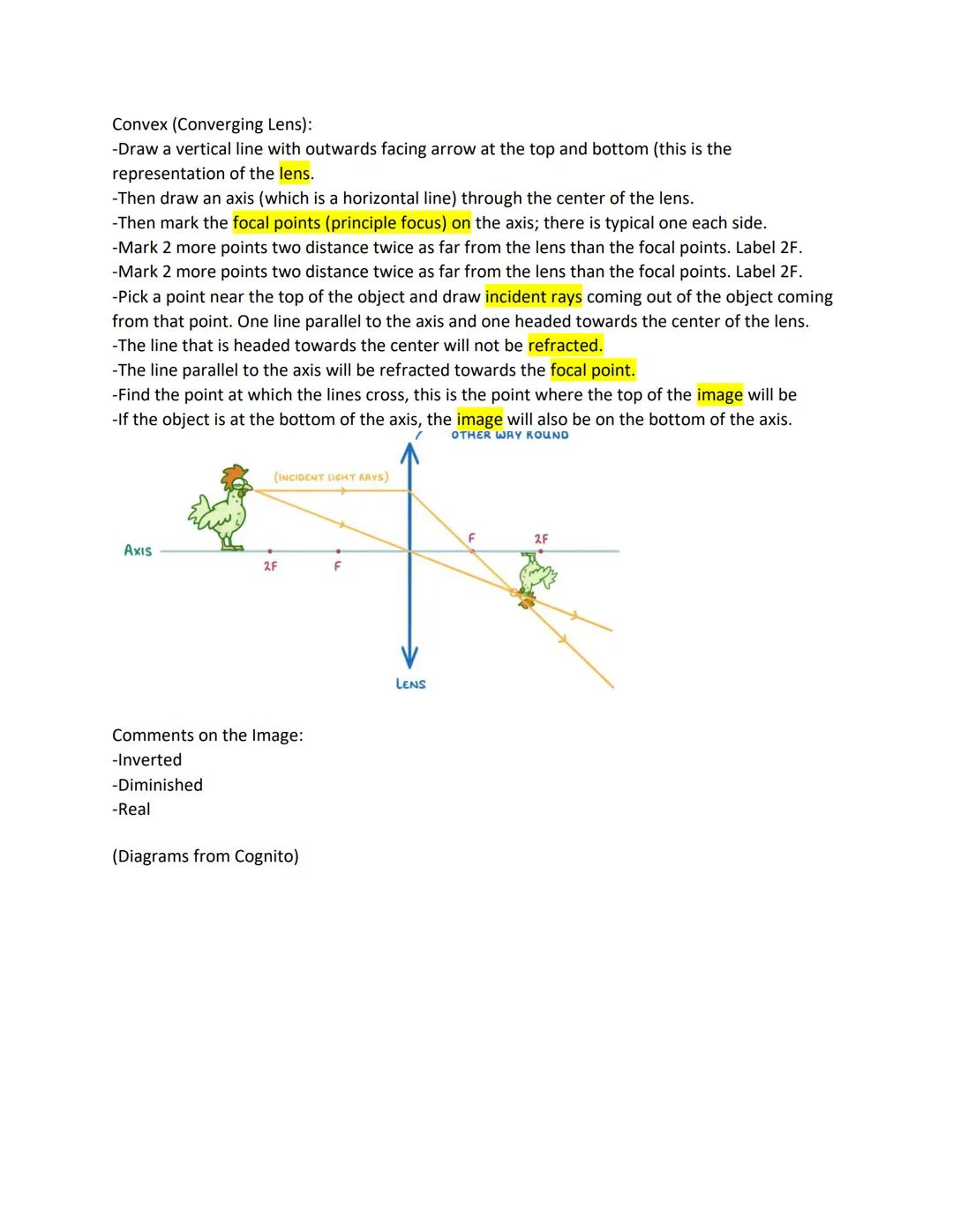 Real and Virtual Images
Definitions
Images are formed are formed when all light rays from a particular point appear to form together.
Real I