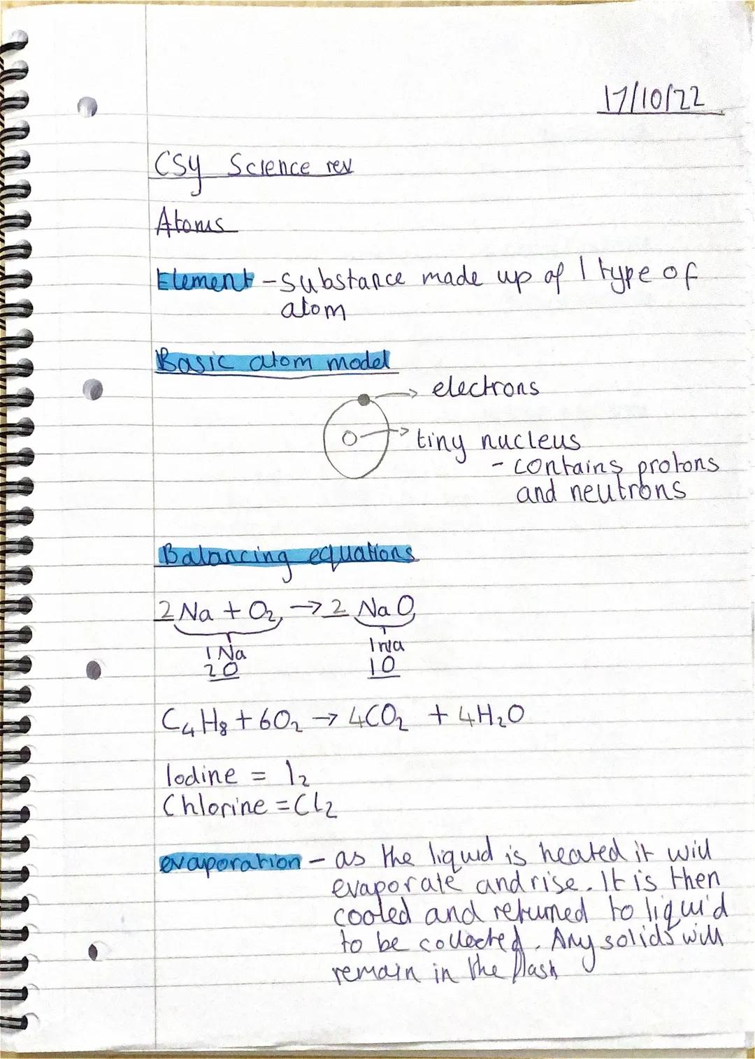 Atomic Structure and Ions/isotopes 