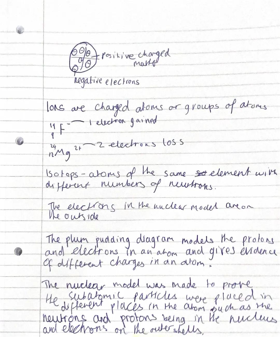 17/10/22

Csy Science rev
Atoms
Element-substance made up of I type of
atom
Basic atom model
 electrons
->
 of tiny nucleus
- contains proto