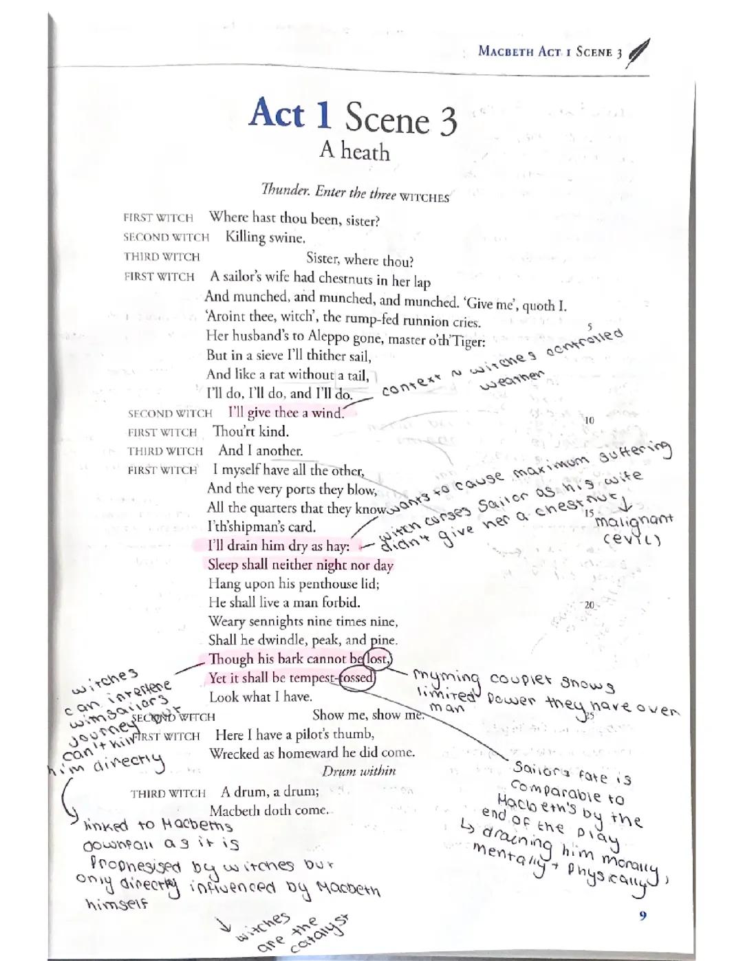 Macbeth- Act 1 scene 3 