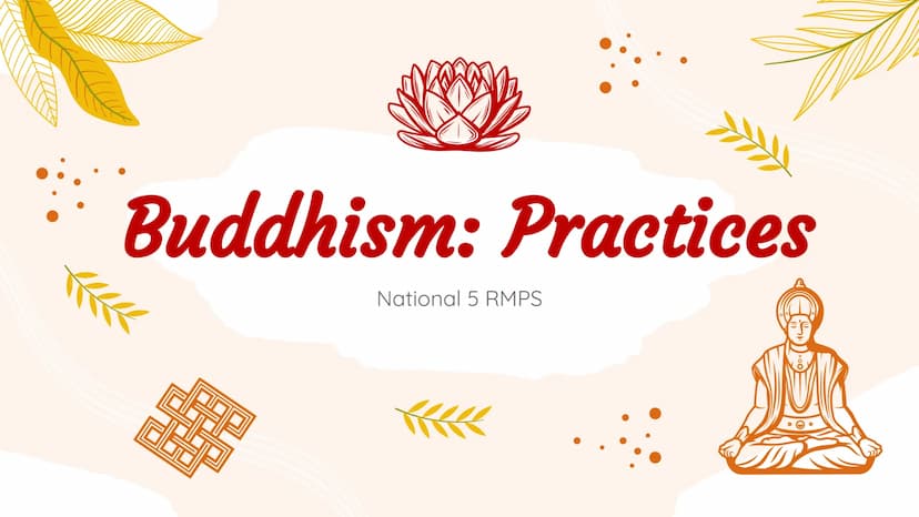 
<h2 id="introduction">Introduction</h2>
<p>In National 5 RMPS, the study of Buddhism involves understanding the impact, relevance, and sign