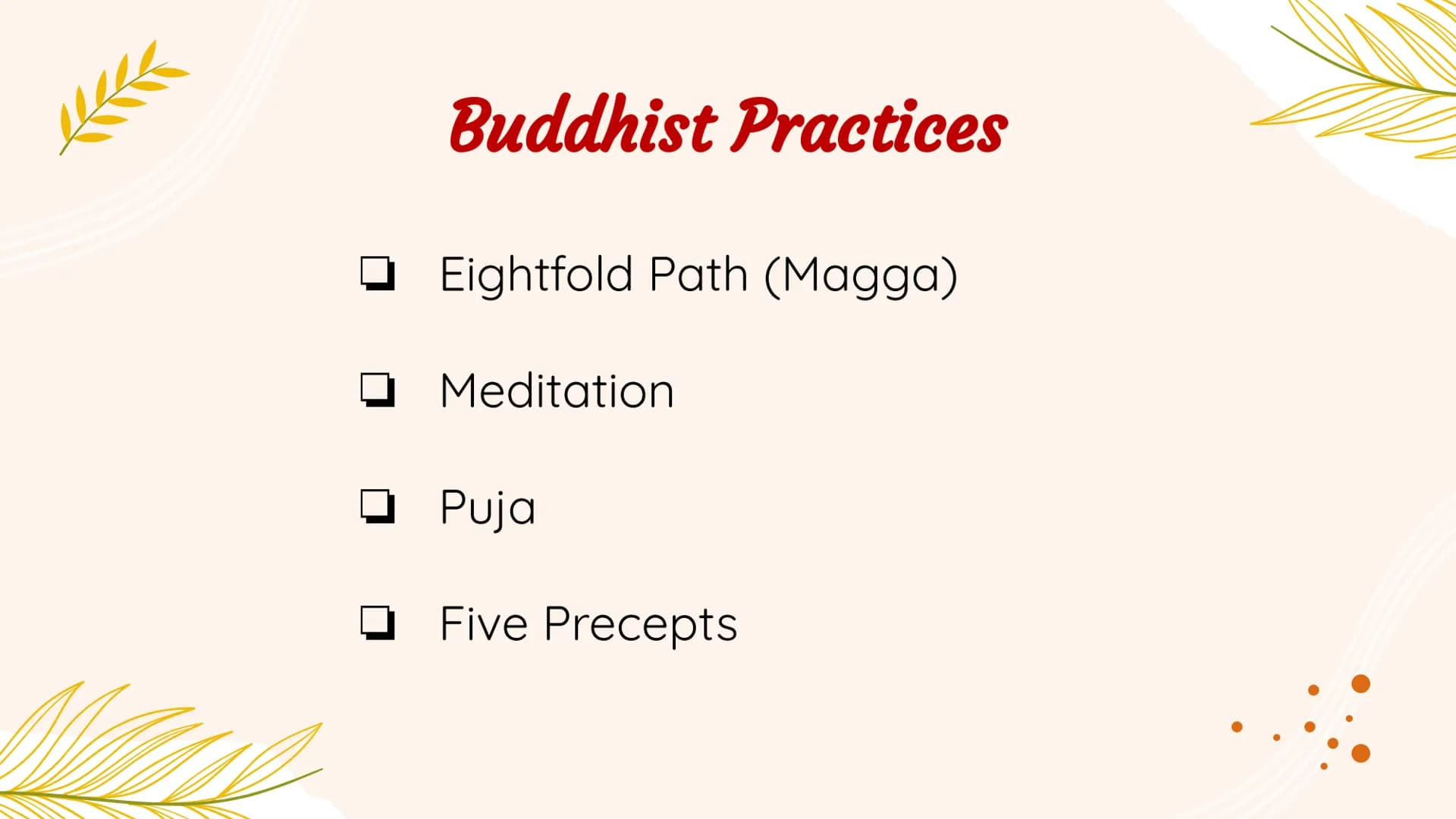 
<h2 id="introduction">Introduction</h2>
<p>In National 5 RMPS, the study of Buddhism involves understanding the impact, relevance, and sign