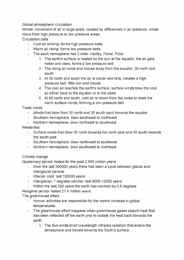 Know Hazardous Earth Whole Topic Notes - GCSE Edexcel B Geography  thumbnail