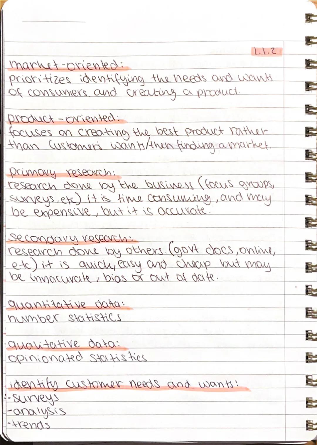 28/9124
Business test prep.
marketing:
1.0
a way to sell/target the right product to
the right target market.
marketing process:
-Set object