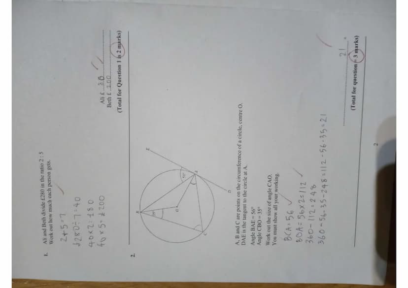 .
Pearson Edexcel
Level 1/Level 2 GCSE (9-1)
Mathematics
Paper 1 (Non-Calculator)
Instructions
.
Time: 1 hour 30 minutes
Use black ink or ba