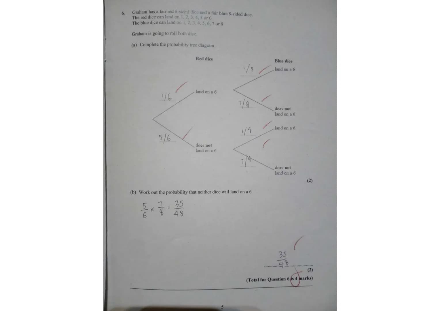 .
Pearson Edexcel
Level 1/Level 2 GCSE (9-1)
Mathematics
Paper 1 (Non-Calculator)
Instructions
.
Time: 1 hour 30 minutes
Use black ink or ba