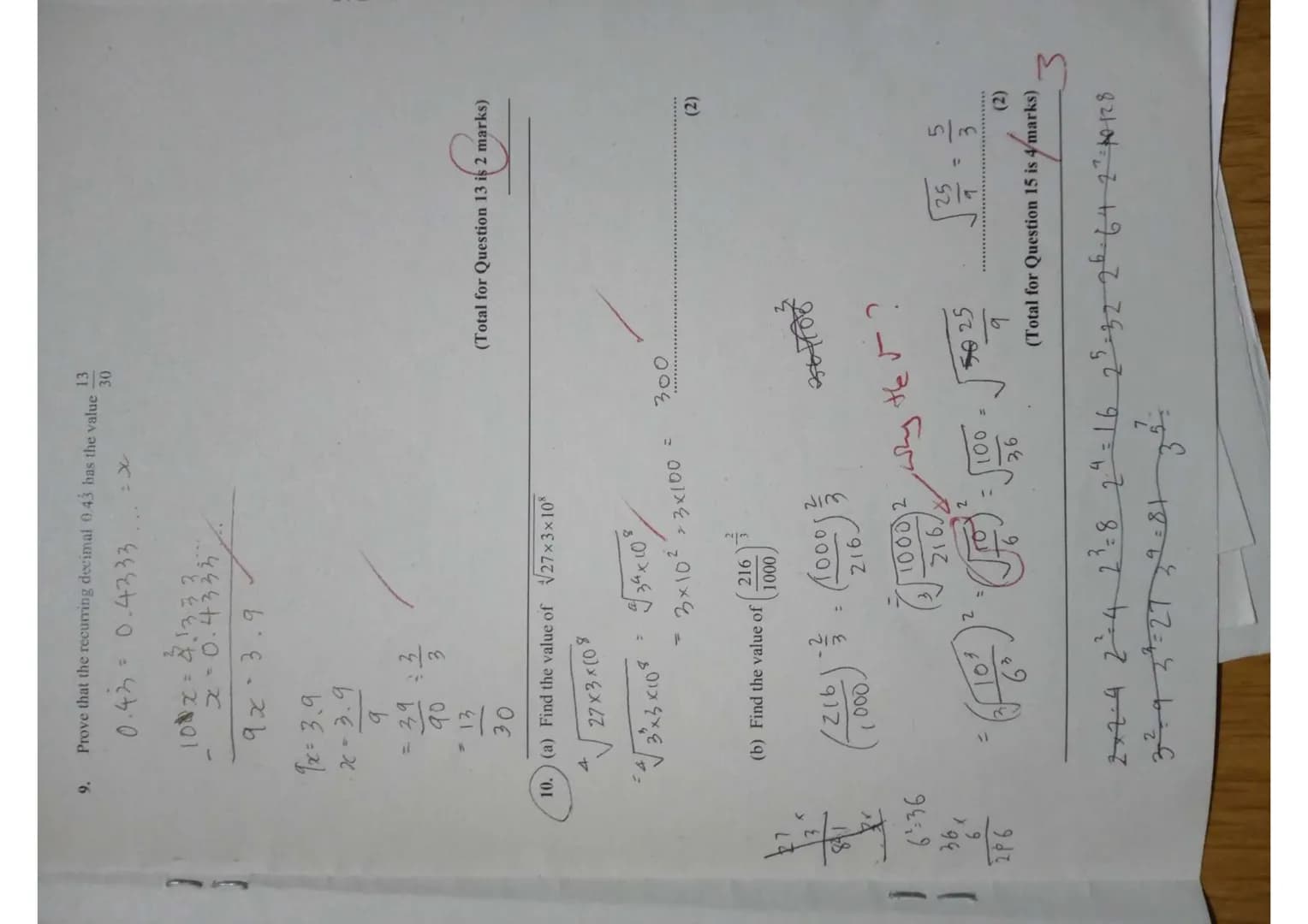 .
Pearson Edexcel
Level 1/Level 2 GCSE (9-1)
Mathematics
Paper 1 (Non-Calculator)
Instructions
.
Time: 1 hour 30 minutes
Use black ink or ba