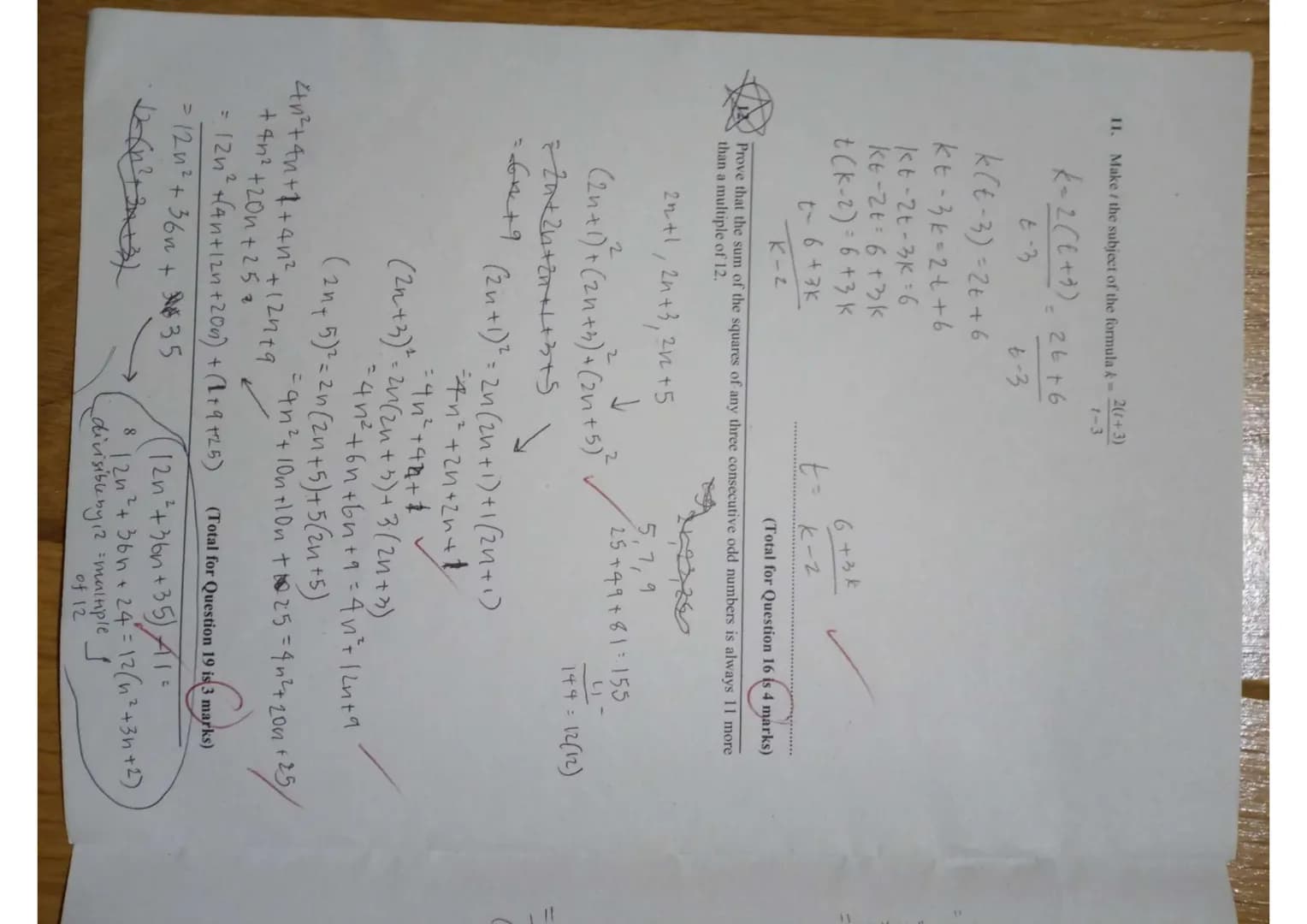 .
Pearson Edexcel
Level 1/Level 2 GCSE (9-1)
Mathematics
Paper 1 (Non-Calculator)
Instructions
.
Time: 1 hour 30 minutes
Use black ink or ba