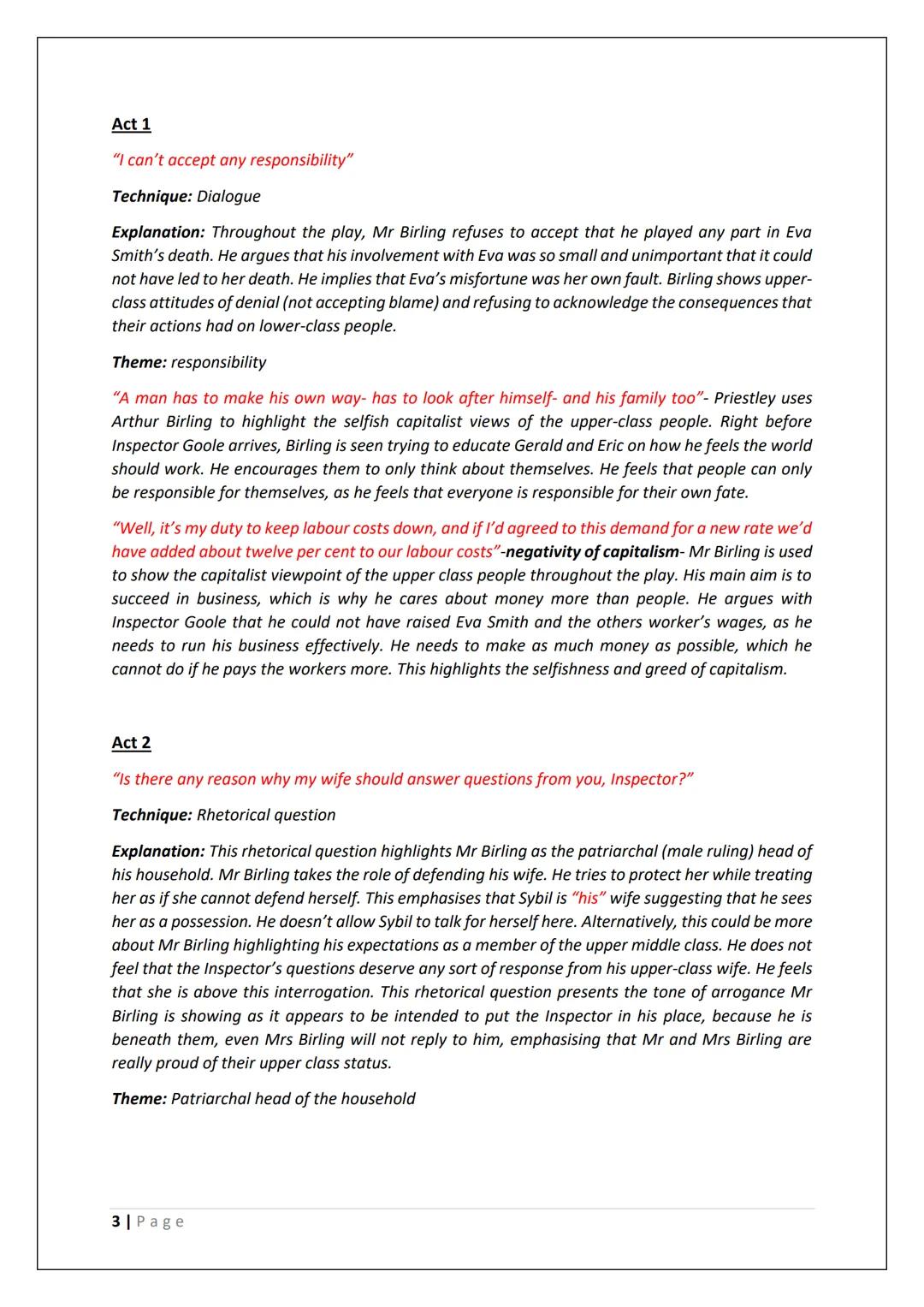 # An Inspector Calls Quotes and Analysis

## Introduction to An Inspector Calls

An Inspector Calls by J.B. Priestley is a play that revolve