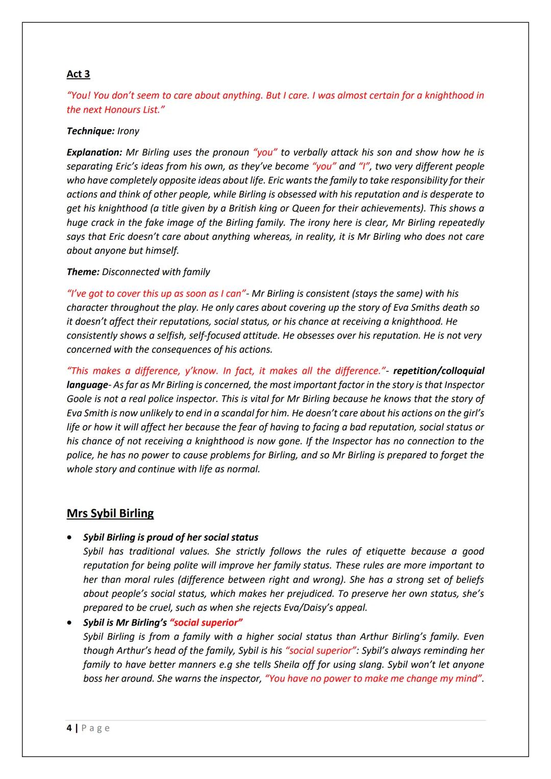 # An Inspector Calls Quotes and Analysis

## Introduction to An Inspector Calls

An Inspector Calls by J.B. Priestley is a play that revolve