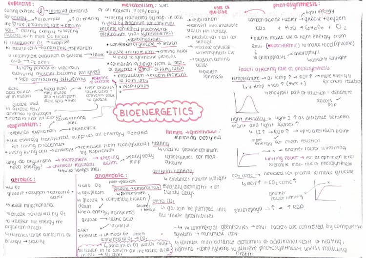 Know Bioenergetics - BIOLOGY (combined/ higher) thumbnail
